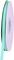 1/4 inch 50 Yards Solid Double Face Satin Ribbon Per Roll for DIY Hair Accessories Scrapbooking Gift Packaging Party Decoration Wedding Flowers Aqua